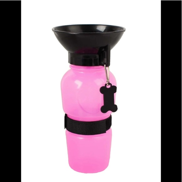 {NWT} Pink Portable Pet Travel Bottle 15oz - Picture 2 of 4